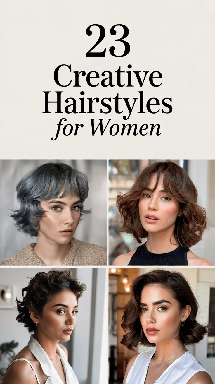 Creative Hairstyles for Women 2026 – Inspiring Haircut and Color Trends You’ll Fall in Love With