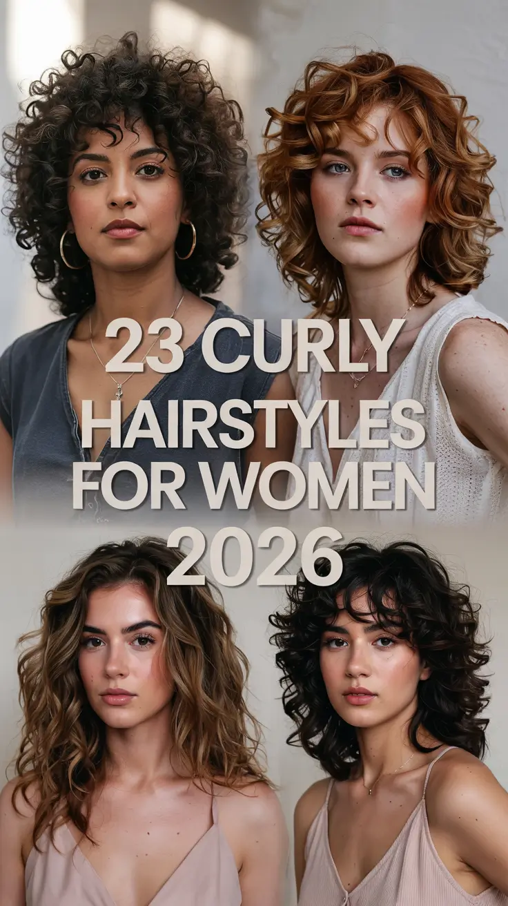 Curly Hairstyles for Women 2026 – Fresh, Elegant, and Effortlessly Chic Ideas