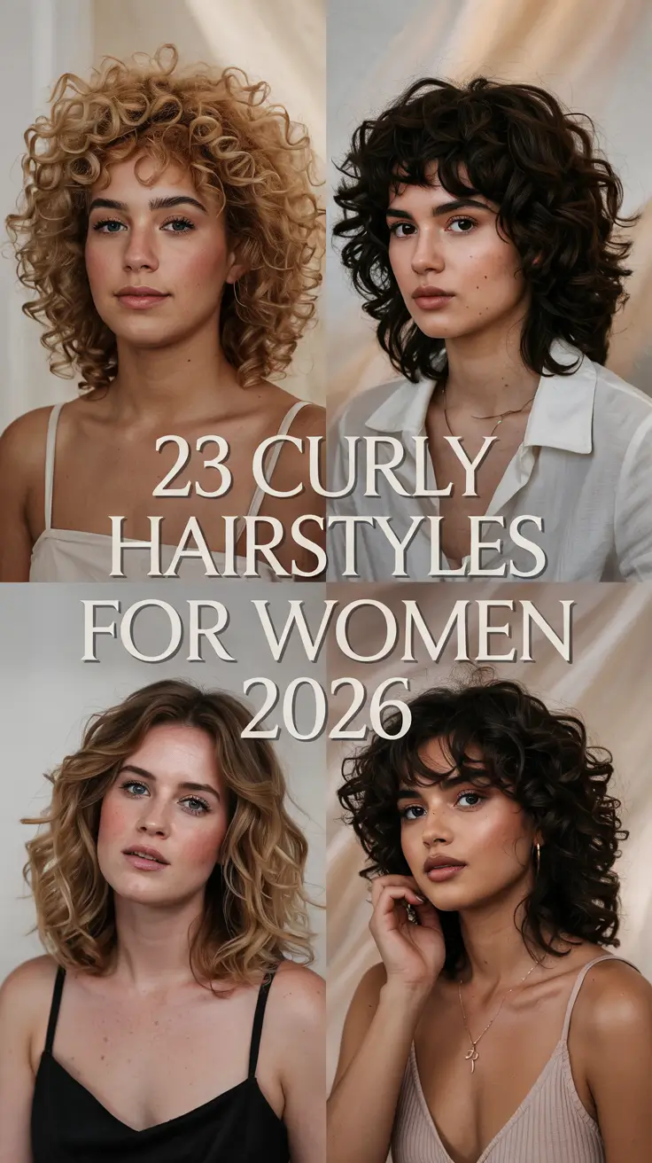 Curly Hairstyles for Women 2026 – Fresh, Elegant, and Effortlessly Chic Ideas
