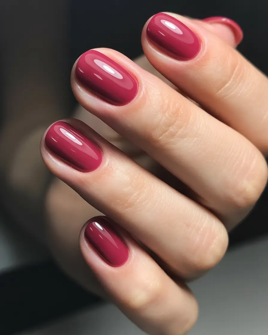 easy simple nails 2026 Rosy Short Simplicity with a Modern Gloss