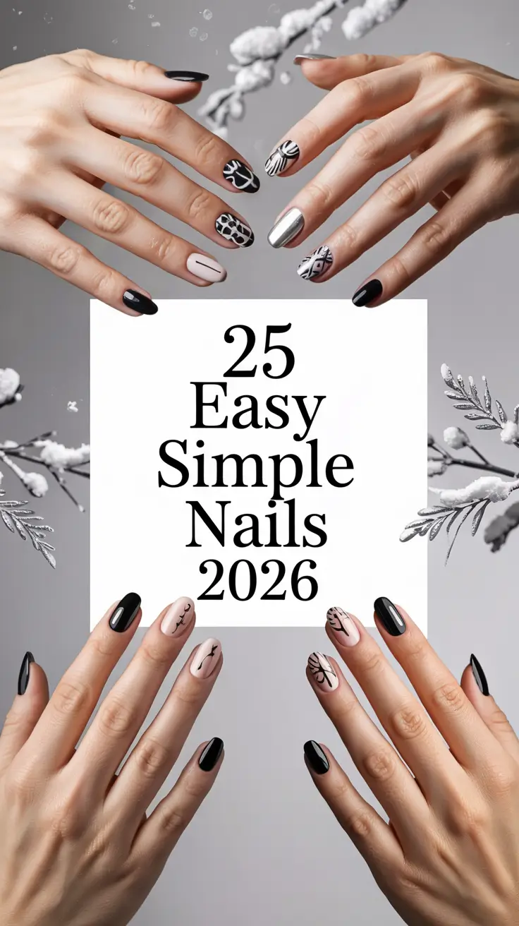 Easy Simple Nails 2026 – Inspo Trends, Cute Art Designs and Aesthetic Ideas for Every Style