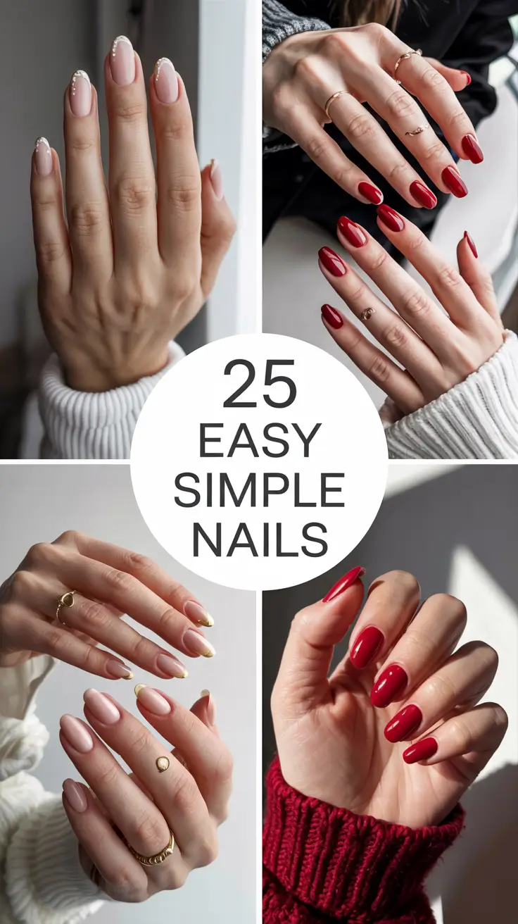 Easy Simple Nails 2026 – Inspo Trends, Cute Art Designs and Aesthetic Ideas for Every Style