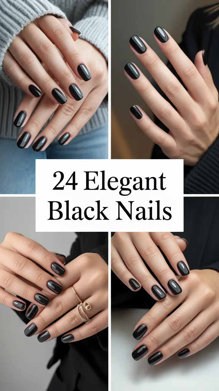 Elegant Black Nails 2026 – Classy & Trendy Designs for Every Season