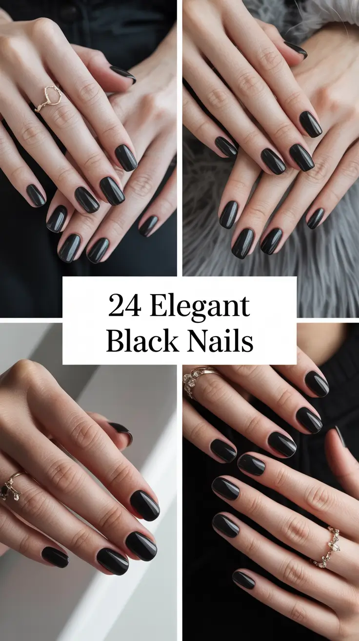 Elegant Black Nails 2026 – Classy & Trendy Designs for Every Season