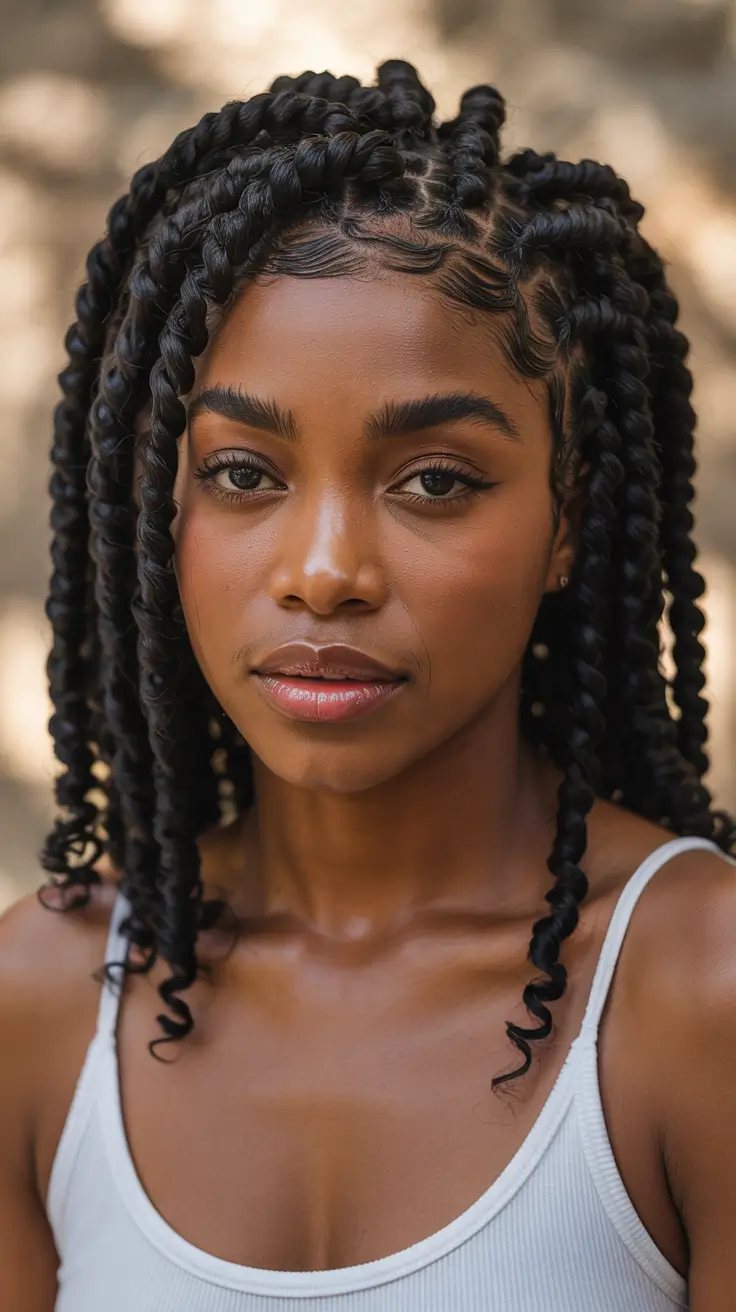 hairstyle black women natural hair Defined Twist Out With Natural Volume