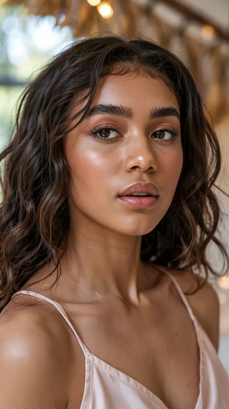 hairstyle black women natural hair Soft Romantic Waves