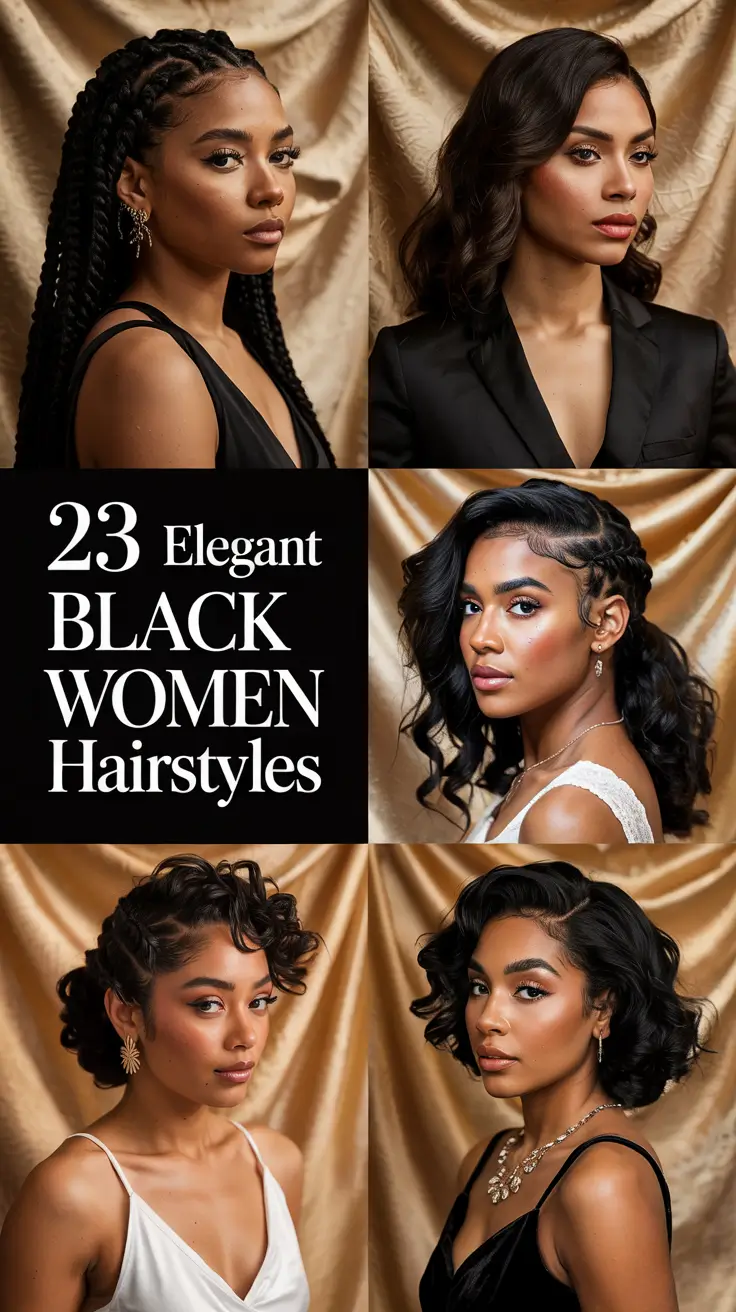 Elegant Black Women Hairstyles 2026 — Trending Braided, Natural and Chic Looks for Every Season