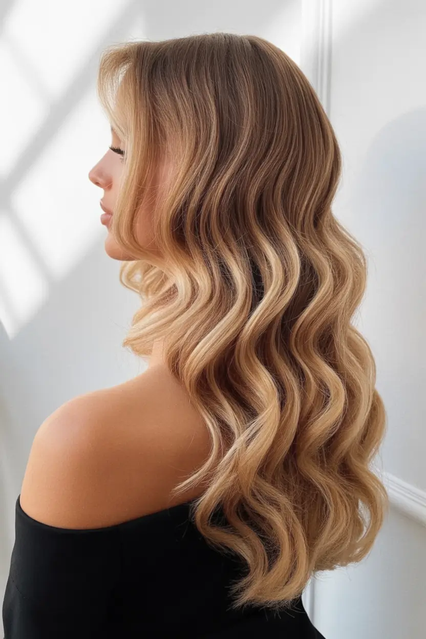 Elegant Long Hairstyles 2026 Golden Hour Waves