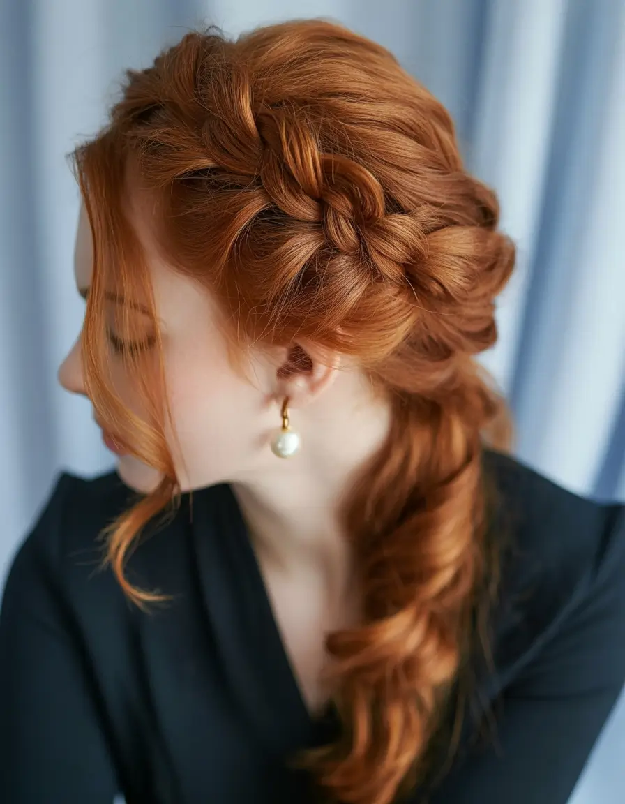 Elegant Long Hairstyles 2026 Romantic Side Fishtail