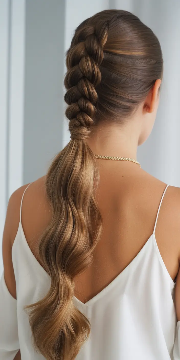Elegant Long Hairstyles 2026 Twisted Braid Perfection