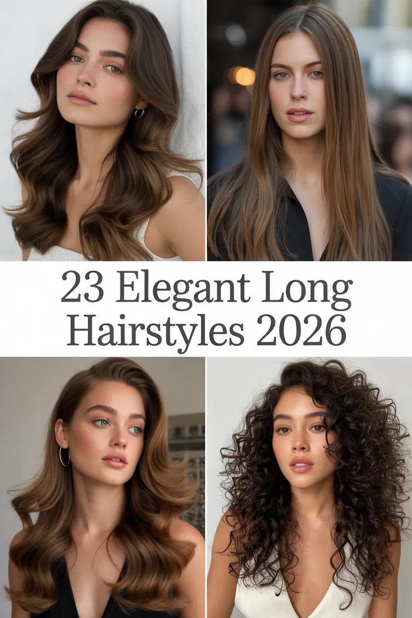 Elegant Long Hairstyles 2026 – Soft, Stylish, and Effortlessly Chic Looks for Every Occasion