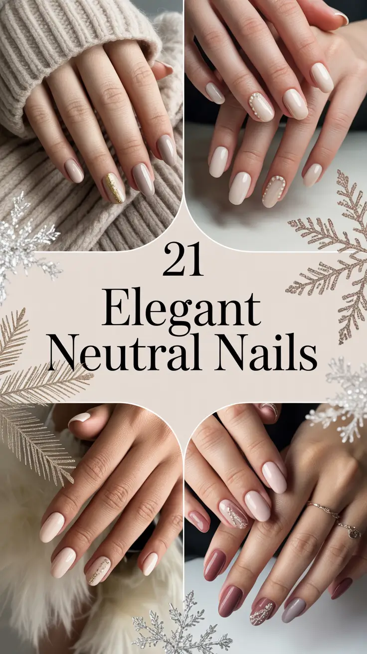 Elegant Neutral Nails 2026 — Classy Inspo and Fresh Neutral Designs for the New Year