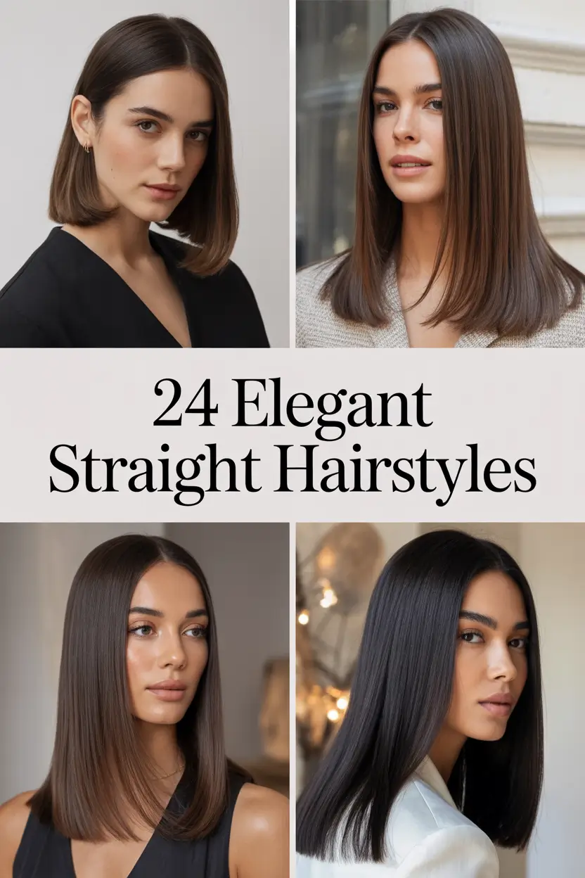 Elegant Straight Hairstyles 2026 That Define Modern Sleek Beauty