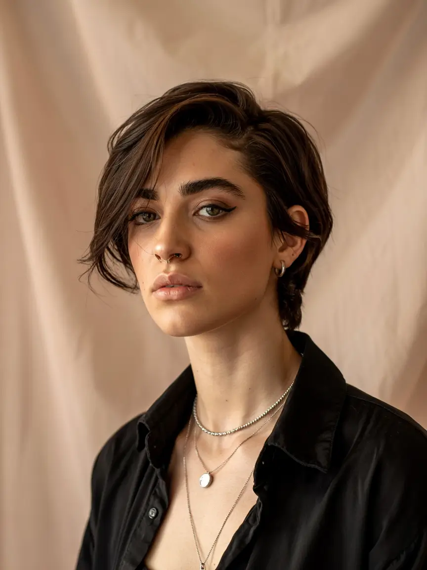 asymmetrical pixie trends 2026 Artful Undercut Pixie