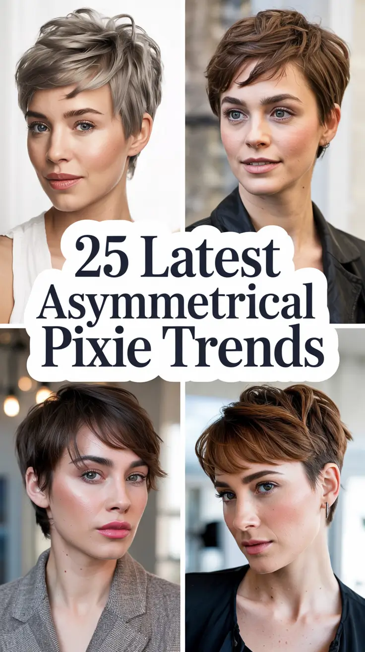 Latest Asymmetrical Pixie Trends 2026 — Chic, Edgy, and Totally Wearable Short Haircuts