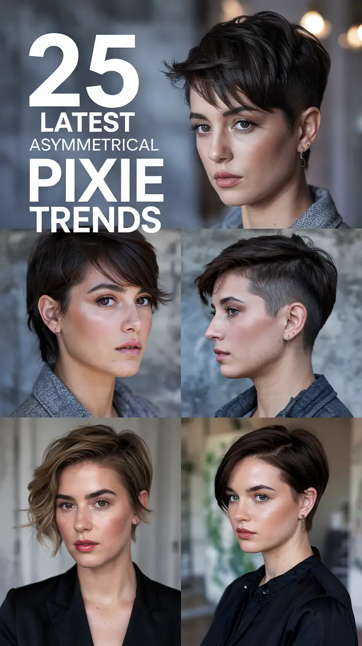 Latest Asymmetrical Pixie Trends 2026 — Chic, Edgy, and Totally Wearable Short Haircuts