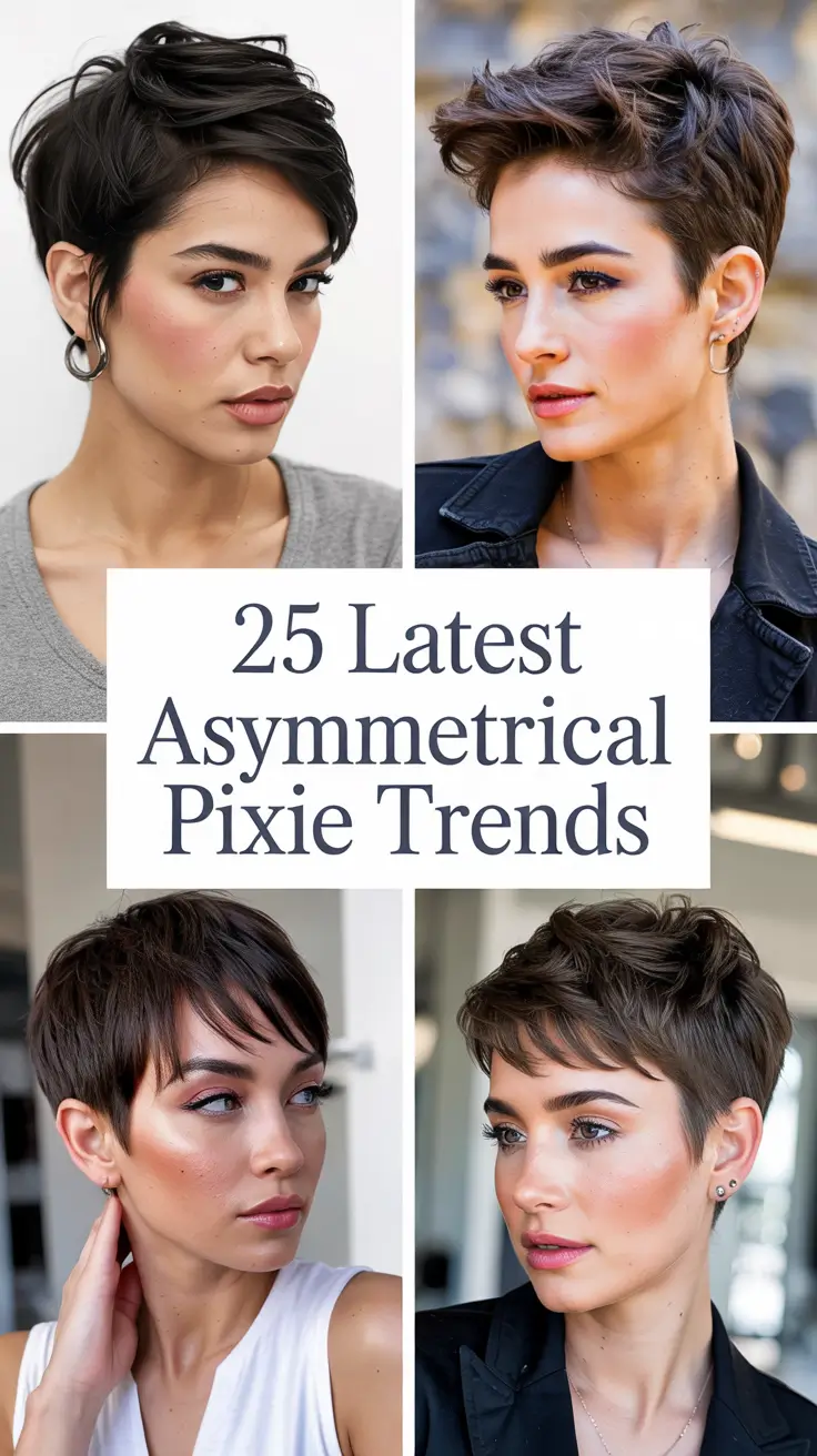 Latest Asymmetrical Pixie Trends 2026 — Chic, Edgy, and Totally Wearable Short Haircuts