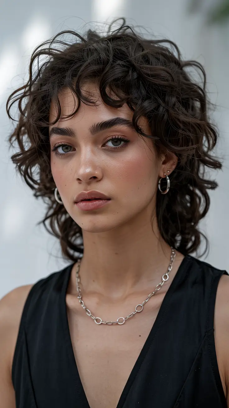 haircuts for wavy hair short Modern Curly Wolfcut