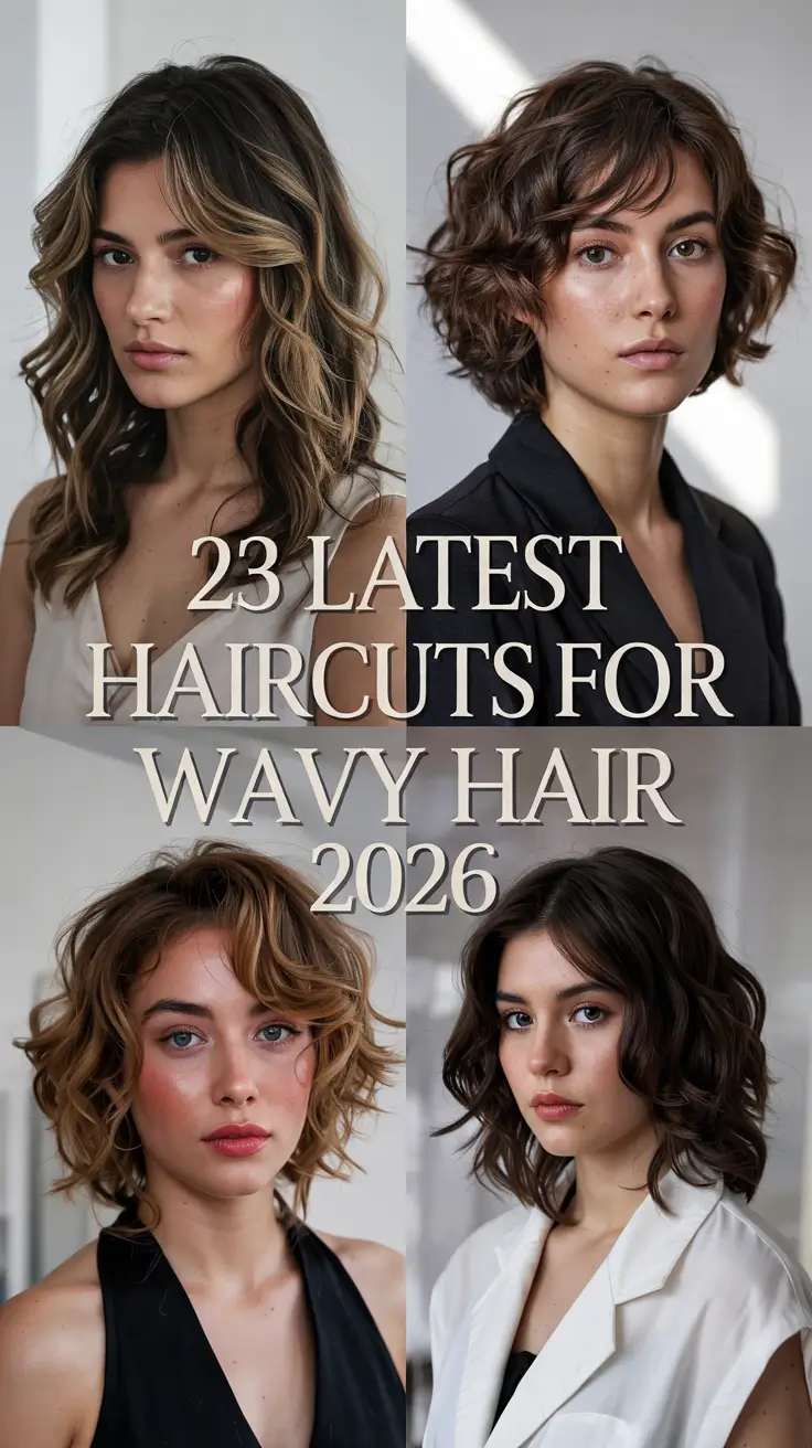 Latest Haircuts for Wavy Hair 2026 – Soft Layers, Natural Volume, and Effortless Style