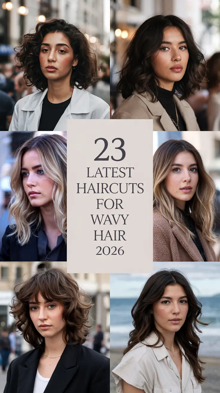 Latest Haircuts for Wavy Hair 2026 – Soft Layers, Natural Volume, and Effortless Style