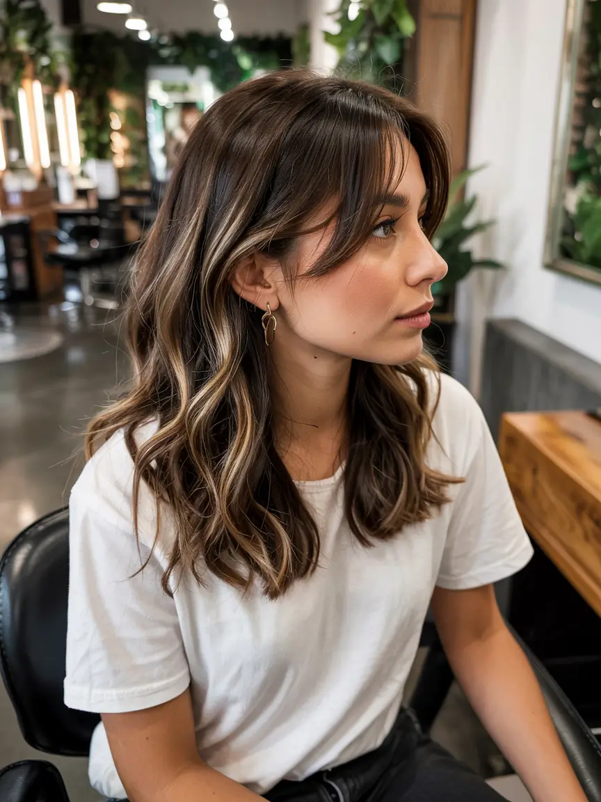 layered haircuts long hair Soft Layers with Subtle Balayage