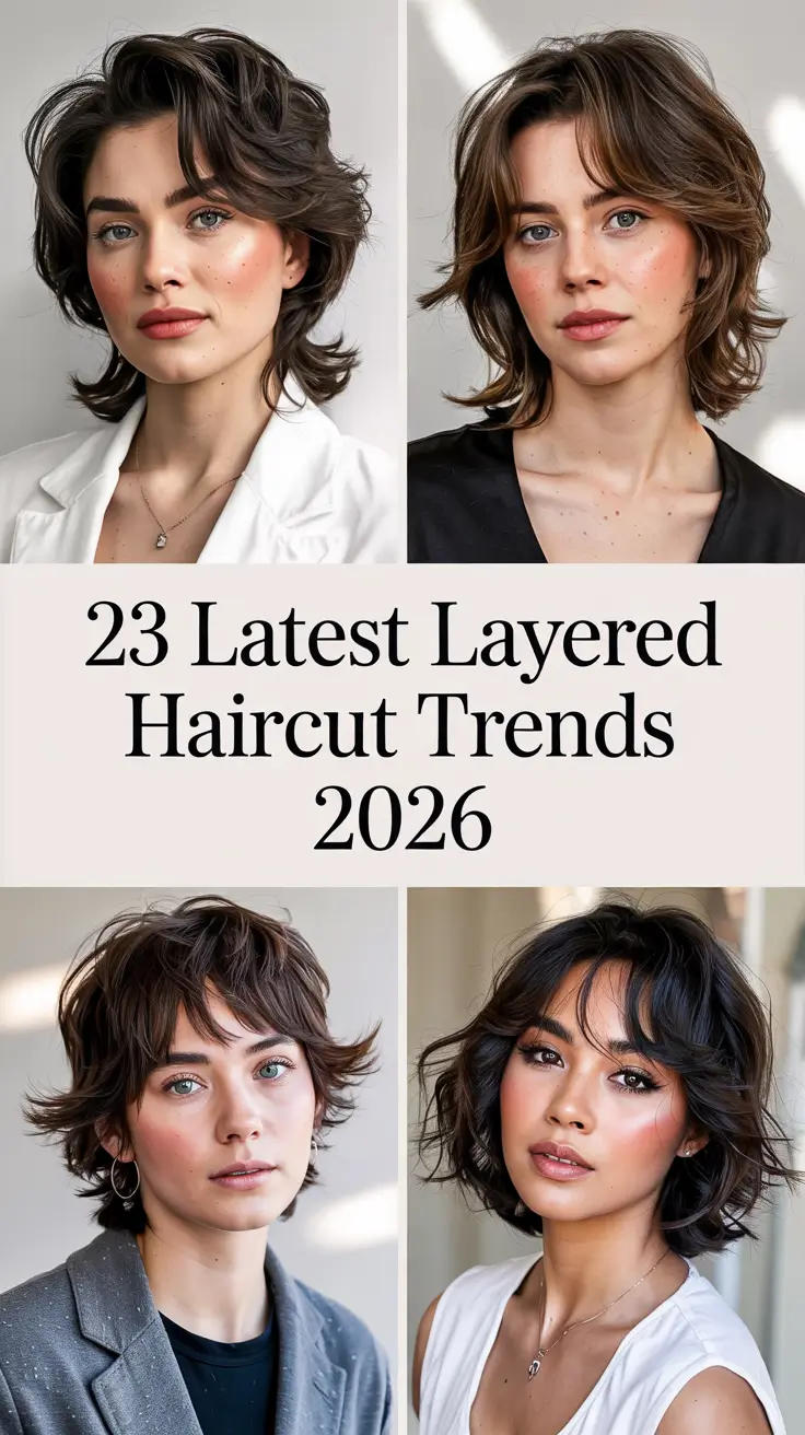 Latest Layered Haircut Trends 2026 – Chic Cuts and Effortless Styles for Every Length