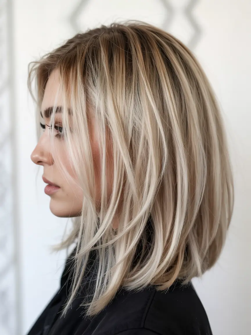 lob haircuts Soft Blonde Dimension Lob