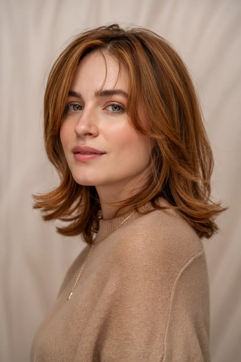 lob haircut with layers Rusty Honey Layers