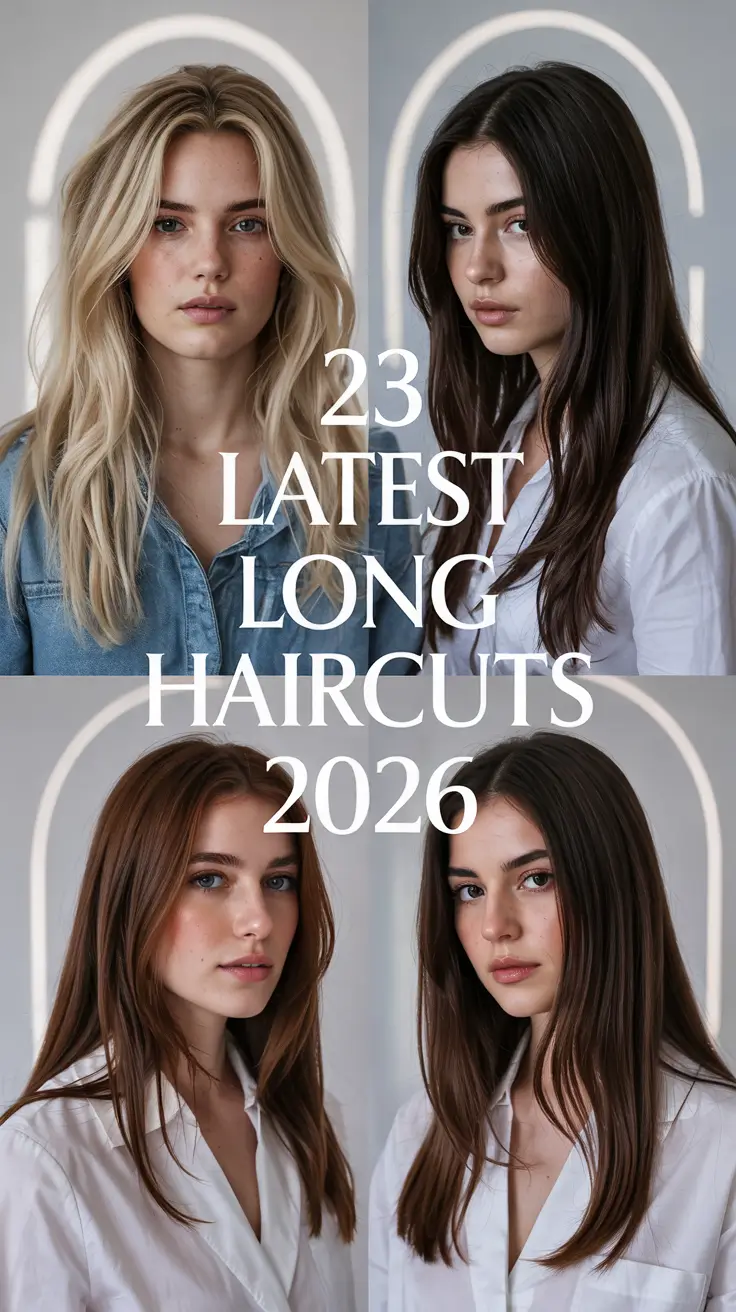 Latest Long Haircuts 2026 – Trendy Layered Looks and Inspiring Styles for Every Face Shape