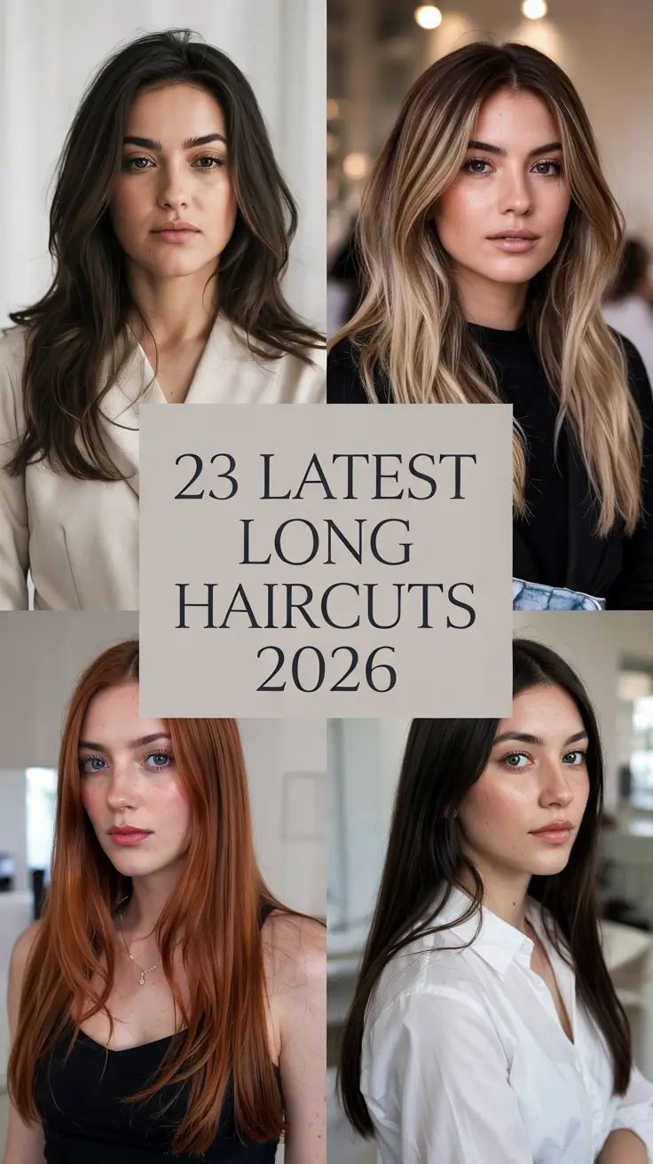 Latest Long Haircuts 2026 – Trendy Layered Looks and Inspiring Styles for Every Face Shape