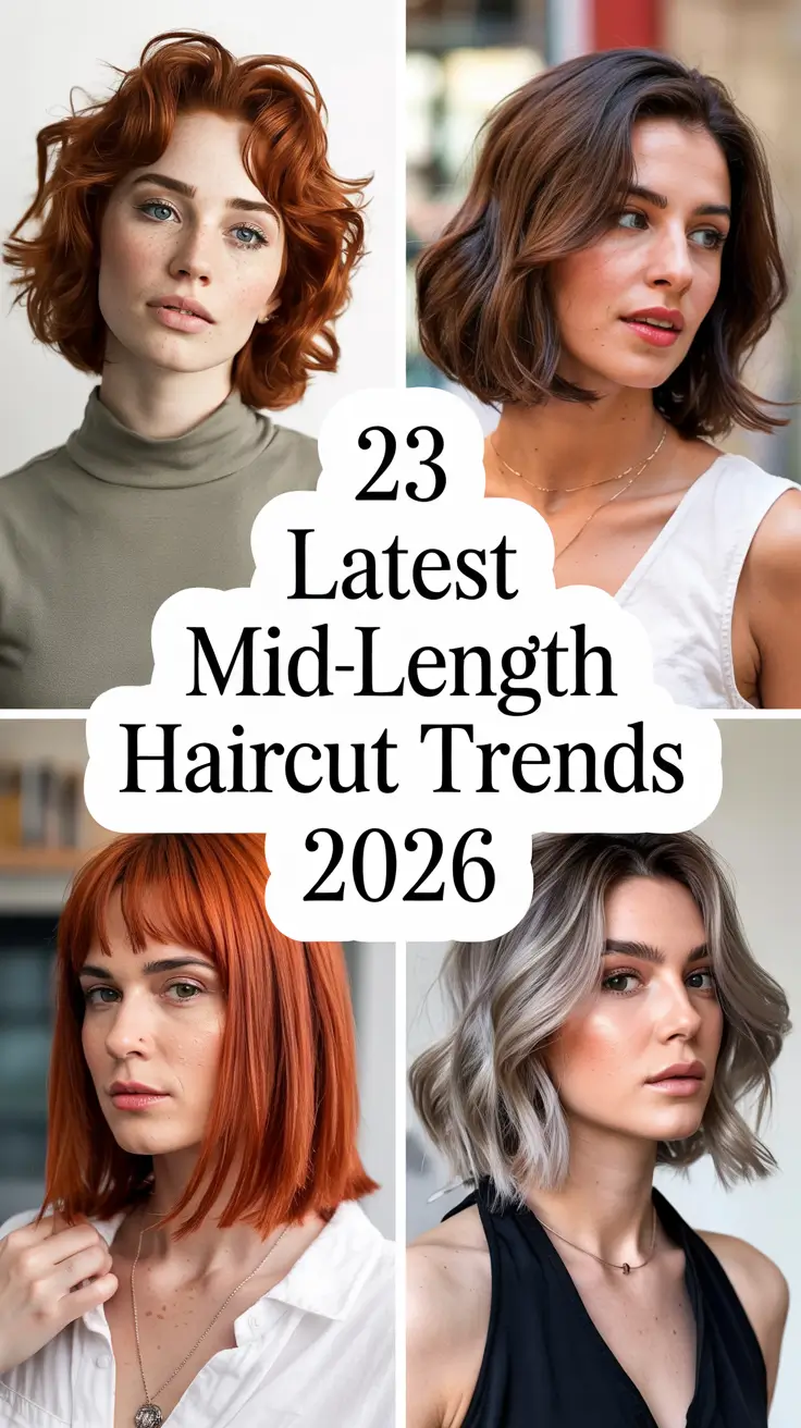 Latest Mid-Length Haircut Trends 2026 for Women Who Love Effortless Style