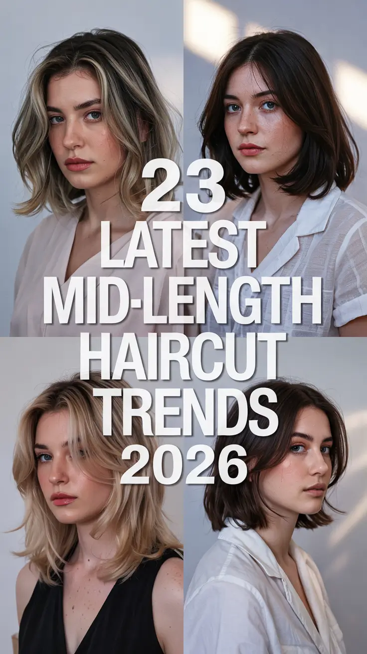 Latest Mid-Length Haircut Trends 2026 for Women Who Love Effortless Style