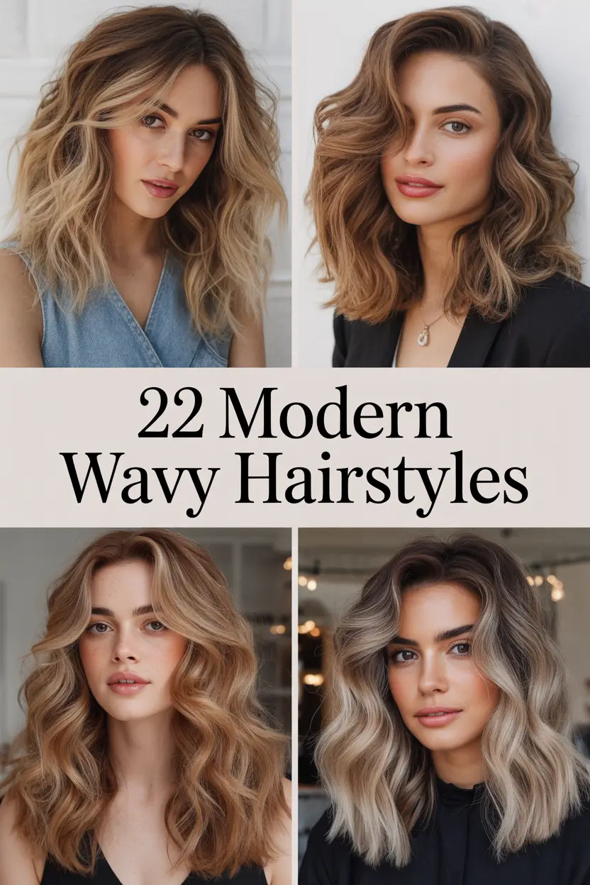 Modern Wavy Hairstyles 2026 – Fresh Hair Inspo for Every Length and Mood