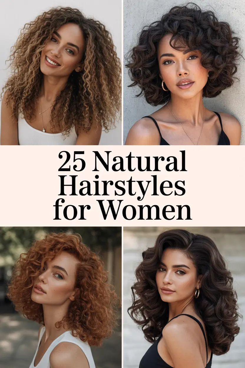 Natural Hairstyles for Women 2026 – Fresh, Cute & Easy Natural Hairstyle Ideas for Every Texture