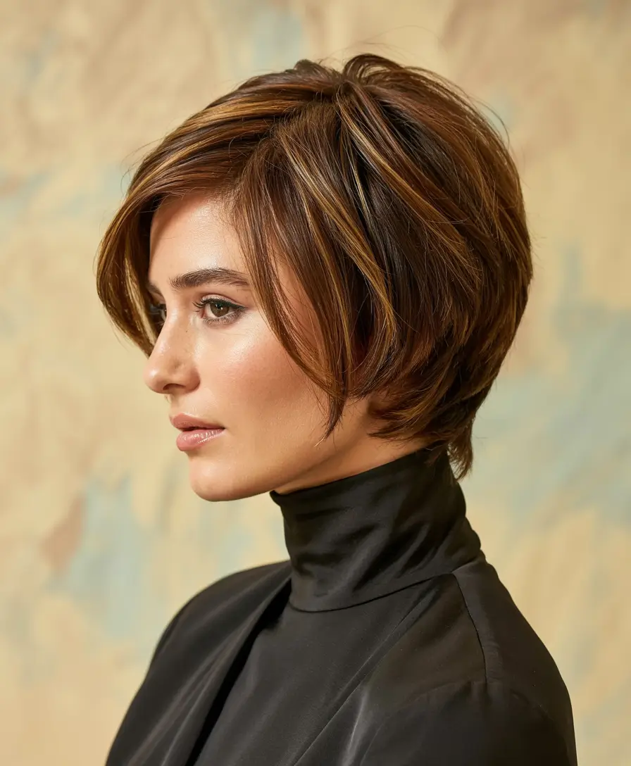 cute hairstyles Modern Chocolate Crop