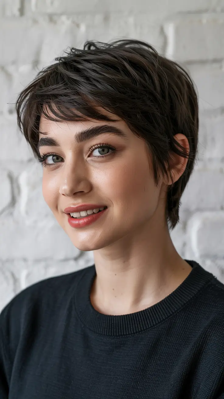 cute hairstyles Textured Pixie Confidence Cut