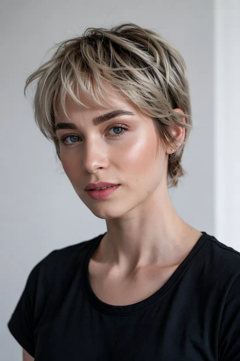 haircuts inspo short Pixie Revival with Modern Texture