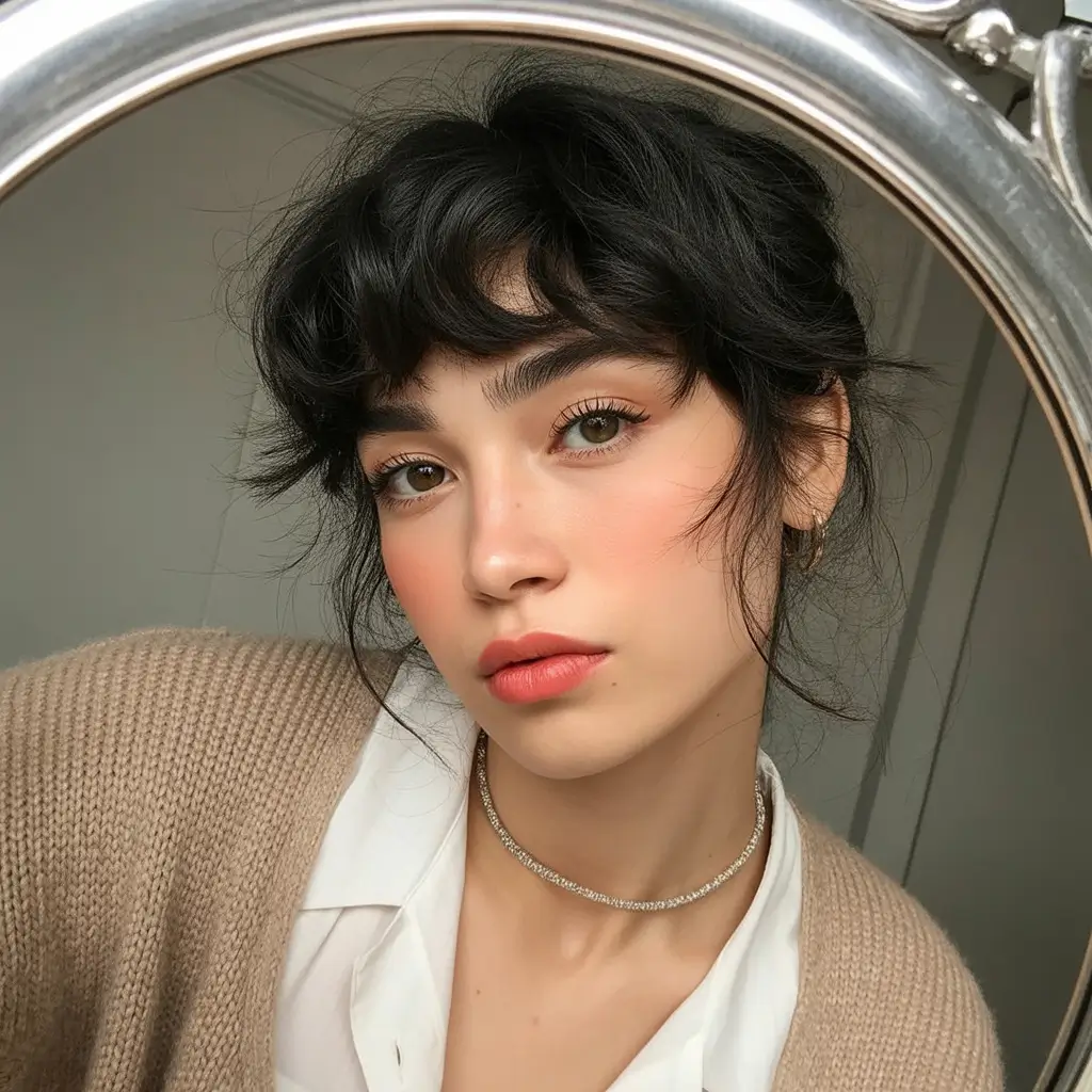 pixie hairstyles 2026 Messy Micro Fringe Pixie With Soft Waves