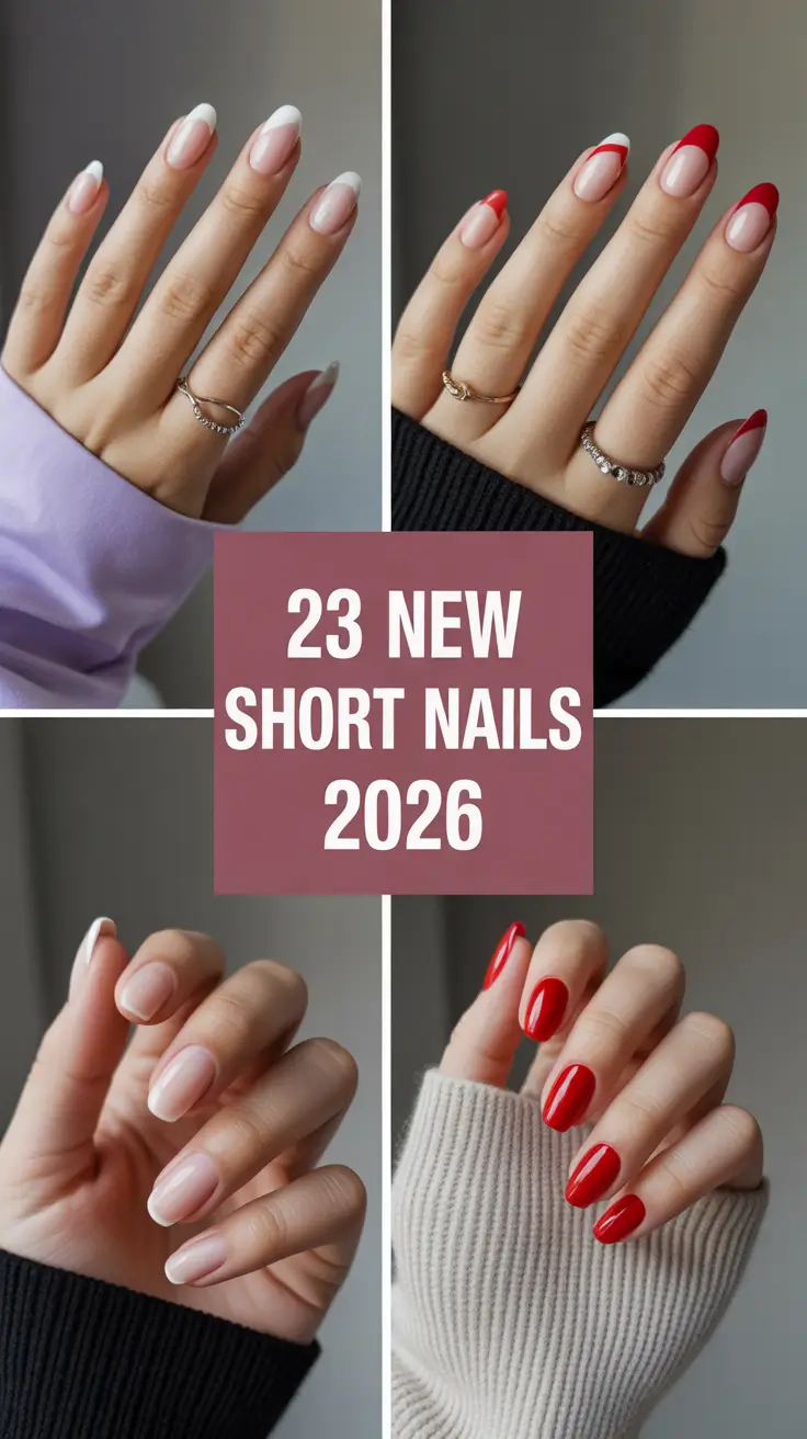 New Short Nails 2026: Trendy Ideas, Elegant Designs & Fresh Inspo