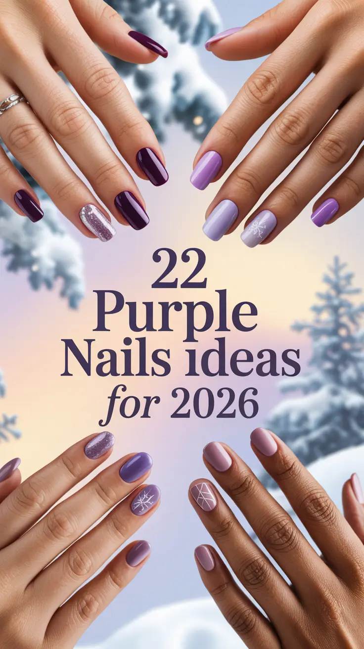 Purple Nails Ideas for 2026 – Trendy Designs and Fresh Inspiration