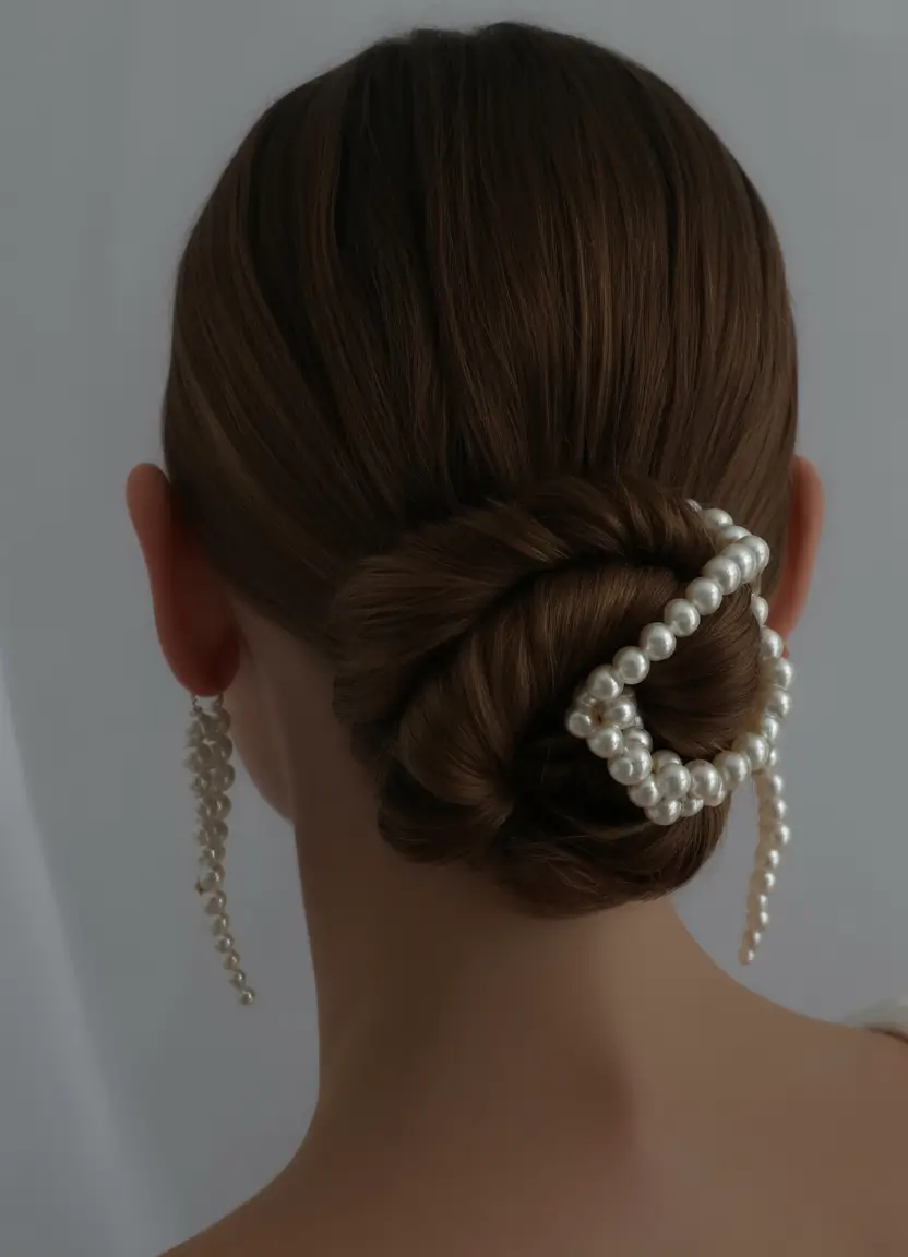 buns hairstyles Pearl Twist Bun