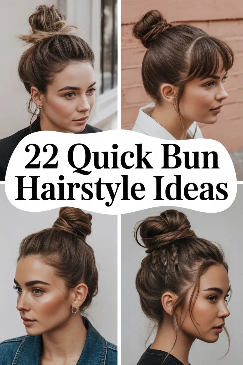 Quick Bun Hairstyle Ideas 2026 for Effortless and Chic Looks