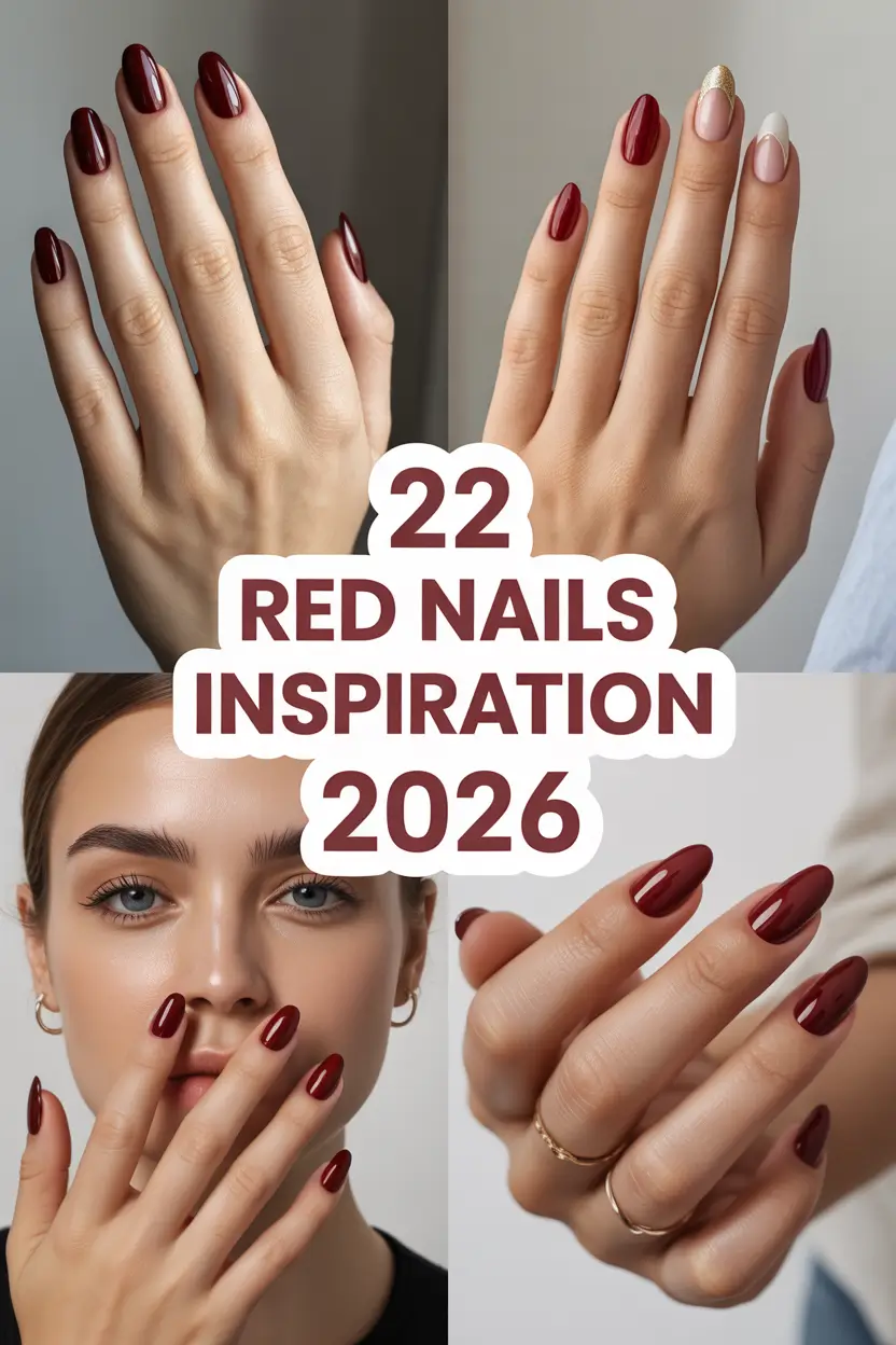Red Nails Inspiration 2026 – Fresh Designs and Modern Cherry Ideas for the New Year