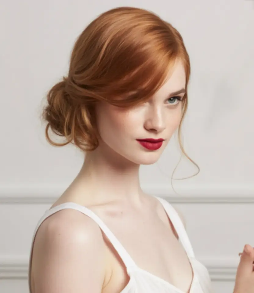 side part hairstyles Soft Side Bun Romance