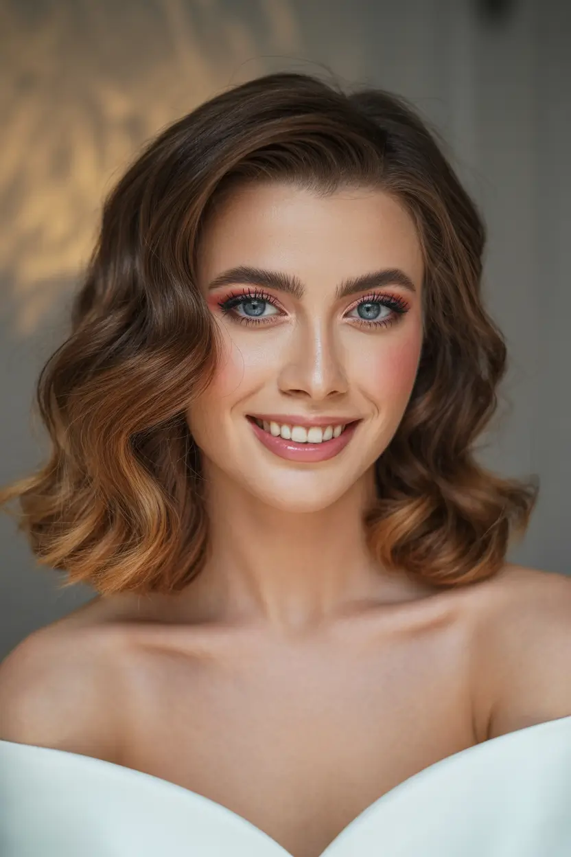 side part hairstyles Modern Midi Waves