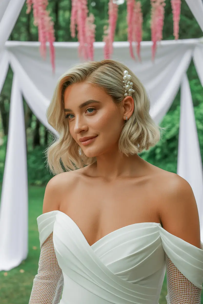 side part hairstyles Pearl Glow Bob