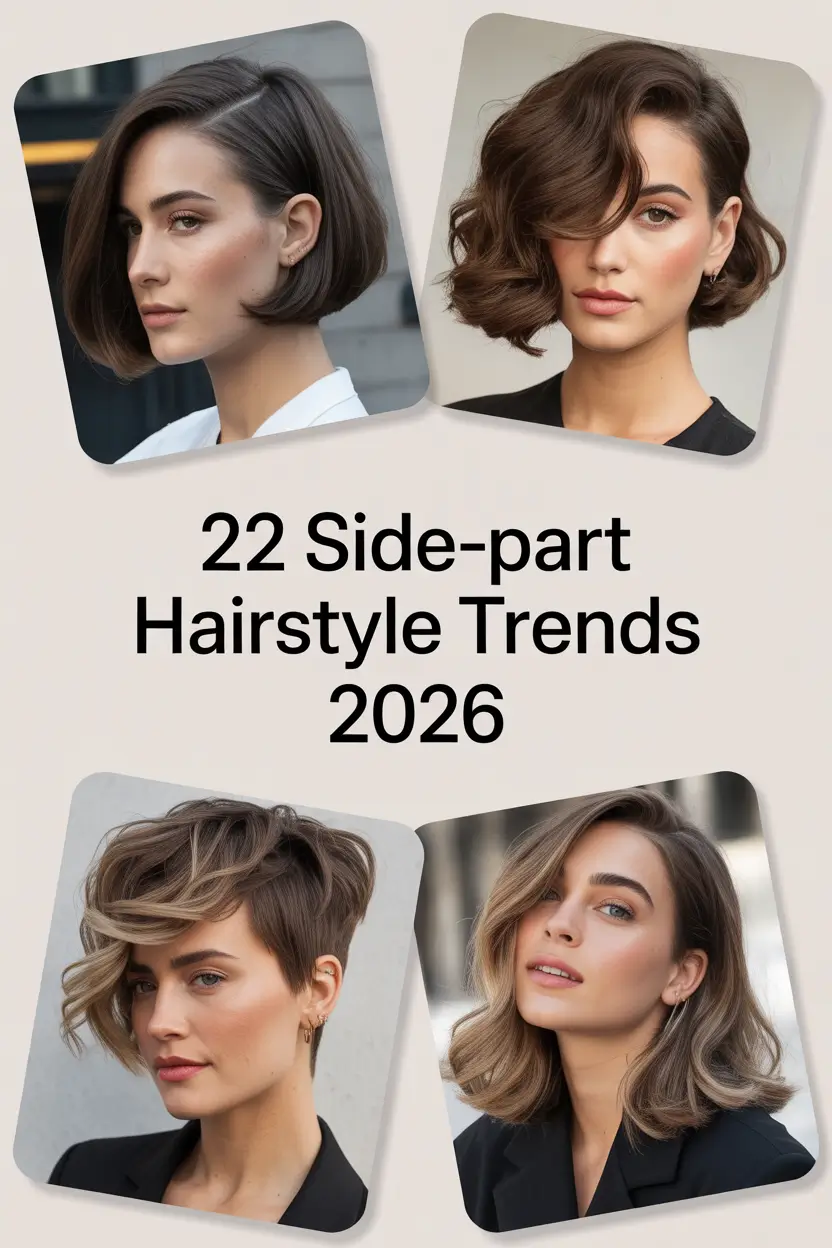 Side-Part Hairstyle Trends 2026 – Elegant, Natural & Effortless Hair Ideas for Every Look