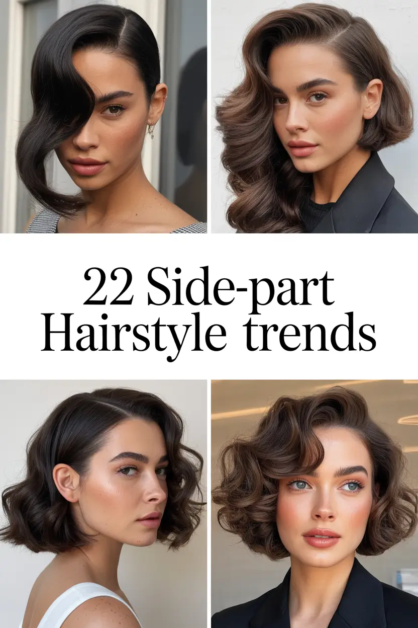 Side-Part Hairstyle Trends 2026 – Elegant, Natural & Effortless Hair Ideas for Every Look