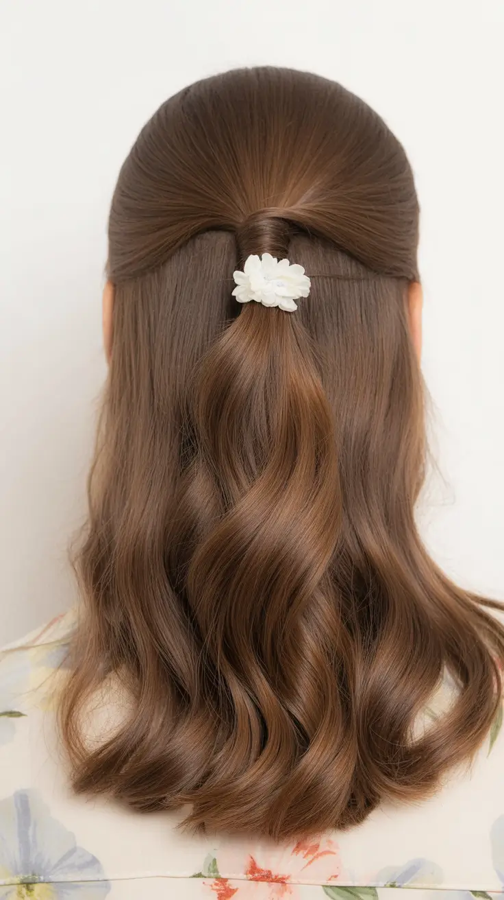 easy hairstyles Soft Barrette Waves