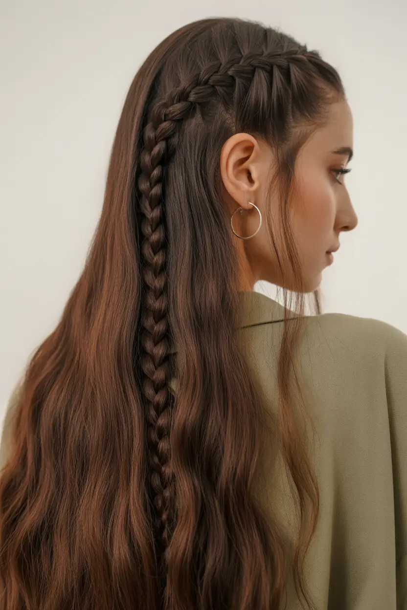 easy hairstyles Double Side Braids
